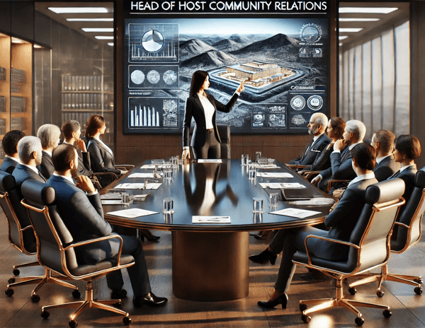 Promote the head of community relations if you want more mining investors